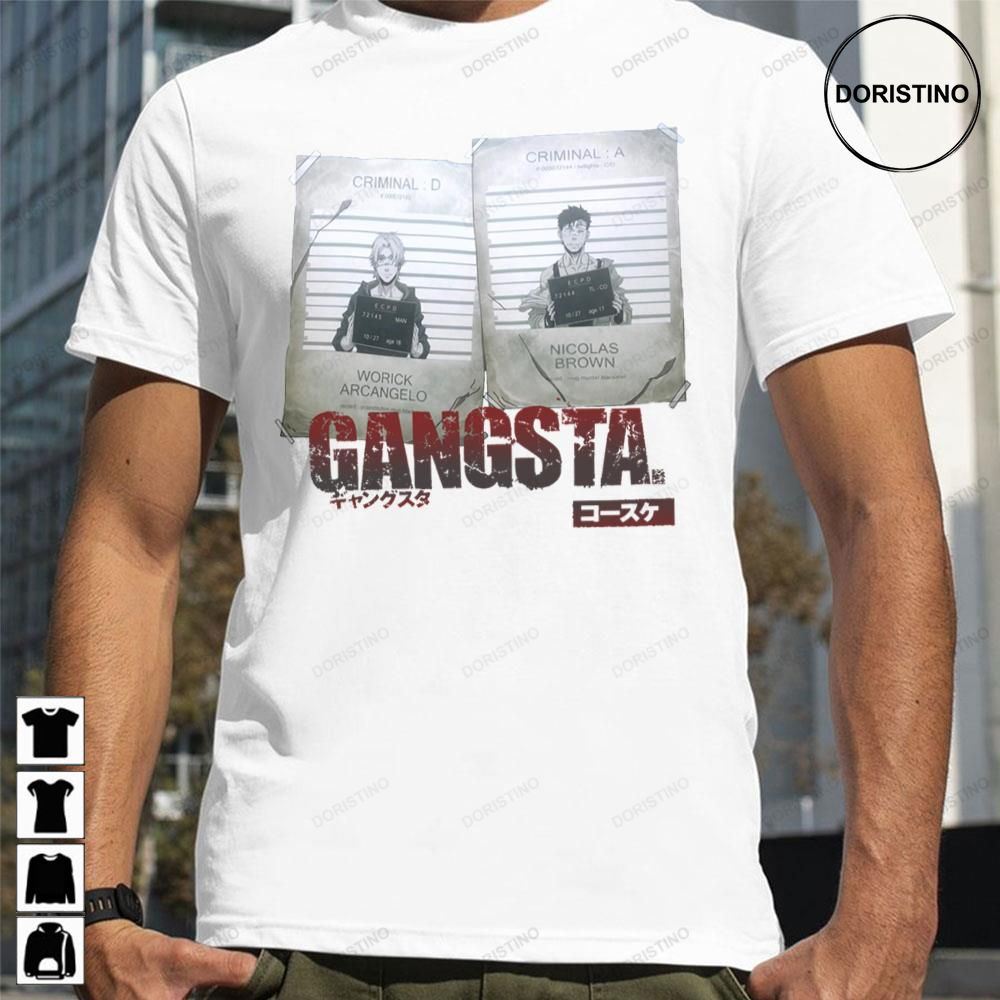 The Handymen Mugshots Gangsta Limited Edition T-shirts